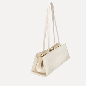 Verafied New York Gold Ivory Éclair Bag